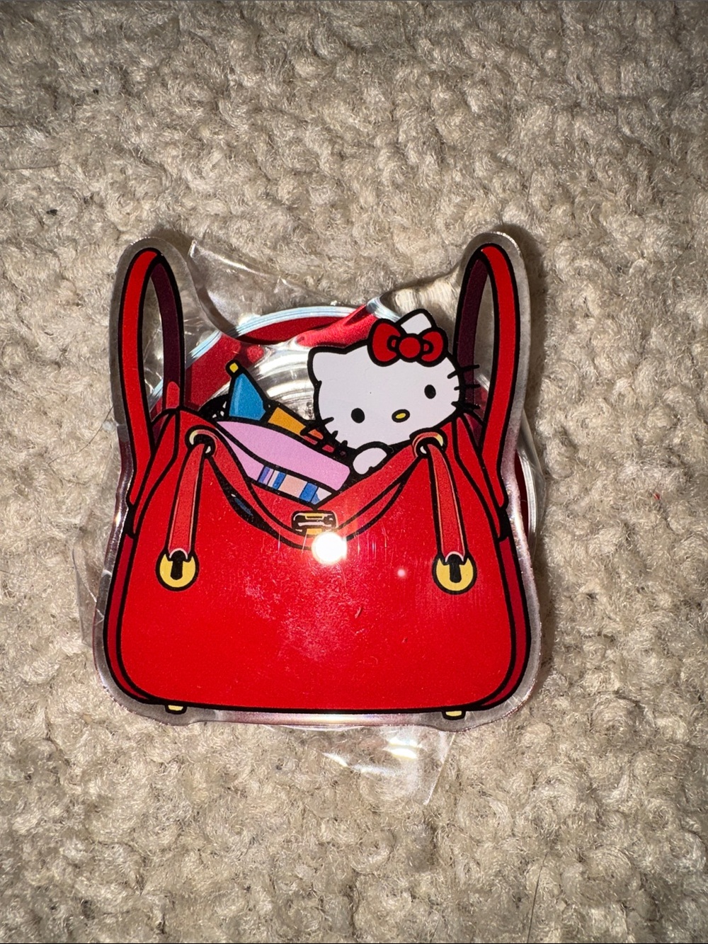 Hello Kitty Red Pop Socket